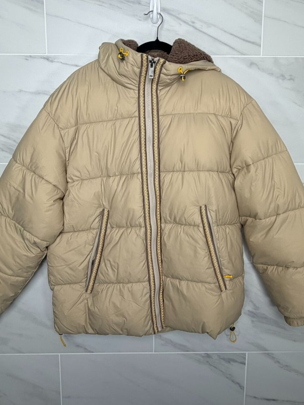 UGG Xayden UGGBraid Puffer Jacket 'Mustard Seed' 1171452-MMM Multi Size